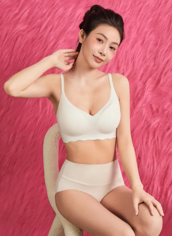 Mulberry Comfort Wireless Push up Bra N10-30121