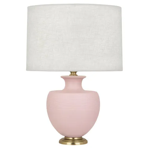 MWR21 Matte Woodrose Michael Berman Atlas Table Lamp