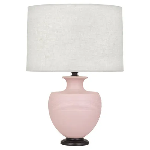MWR22 Matte Woodrose Michael Berman Atlas Table Lamp