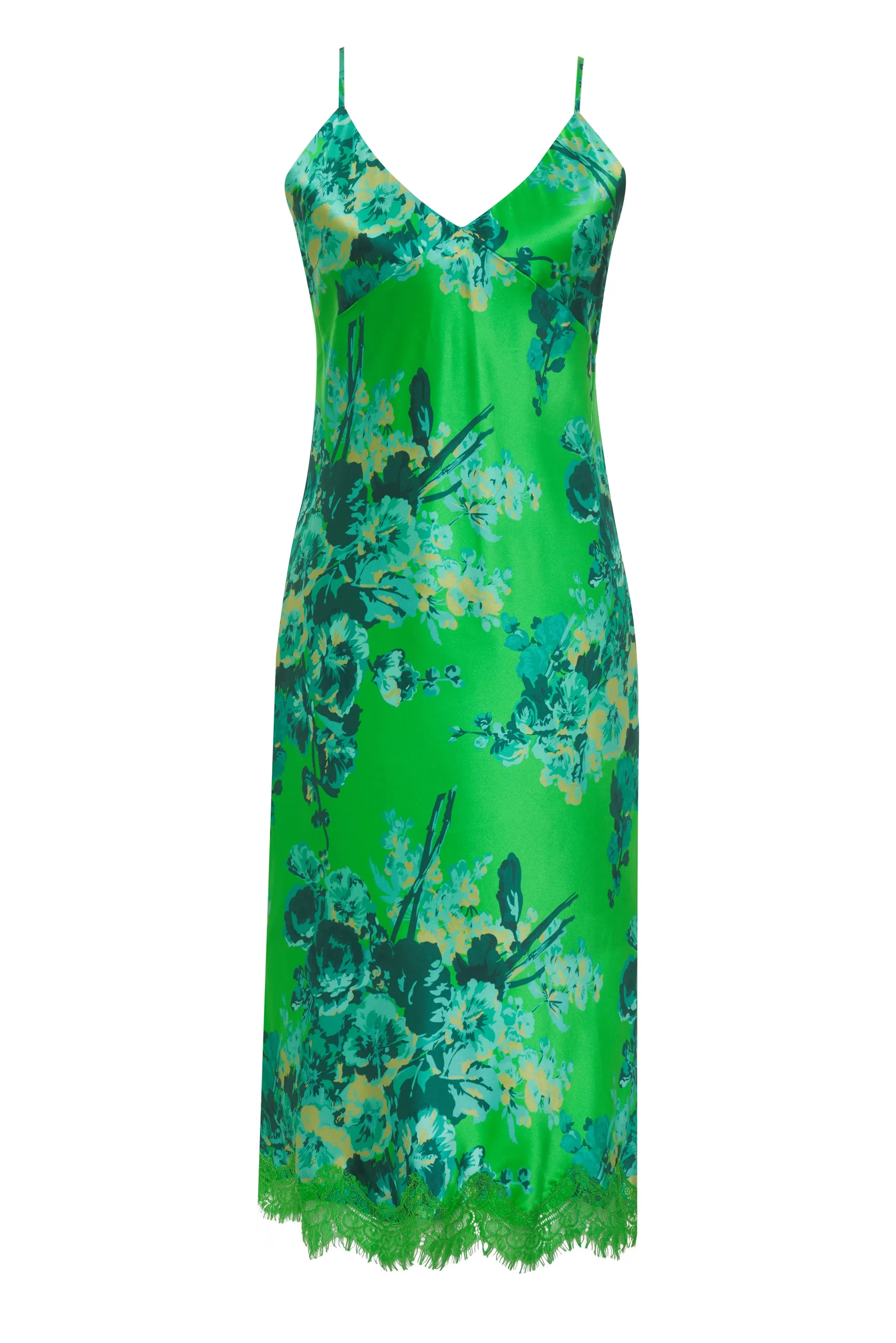 Napa Chloe Printed Dress Apple Green