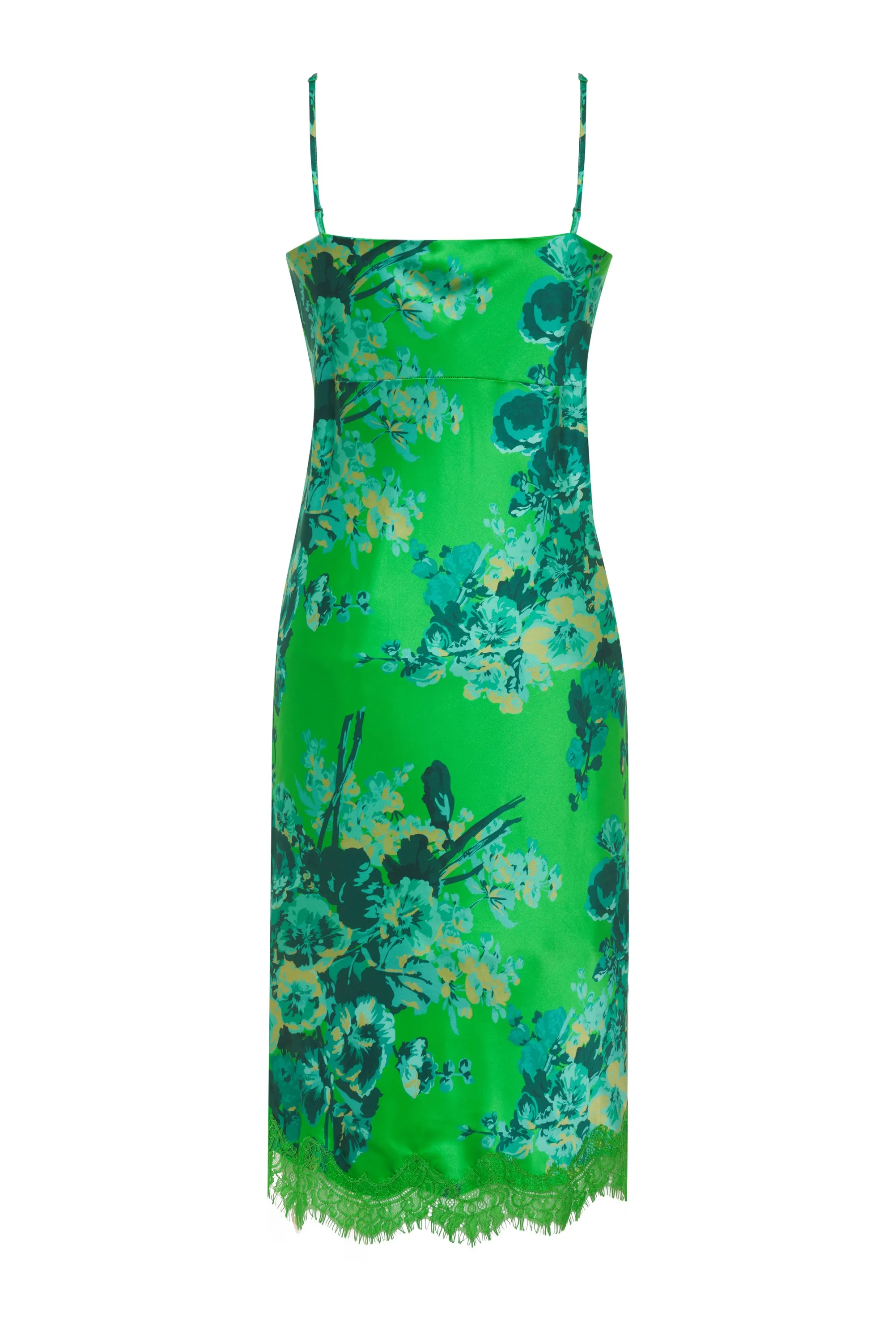 Napa Chloe Printed Dress Apple Green