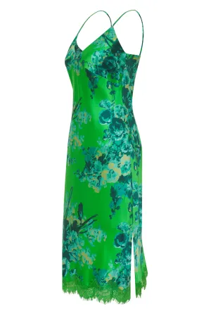 Napa Chloe Printed Dress Apple Green
