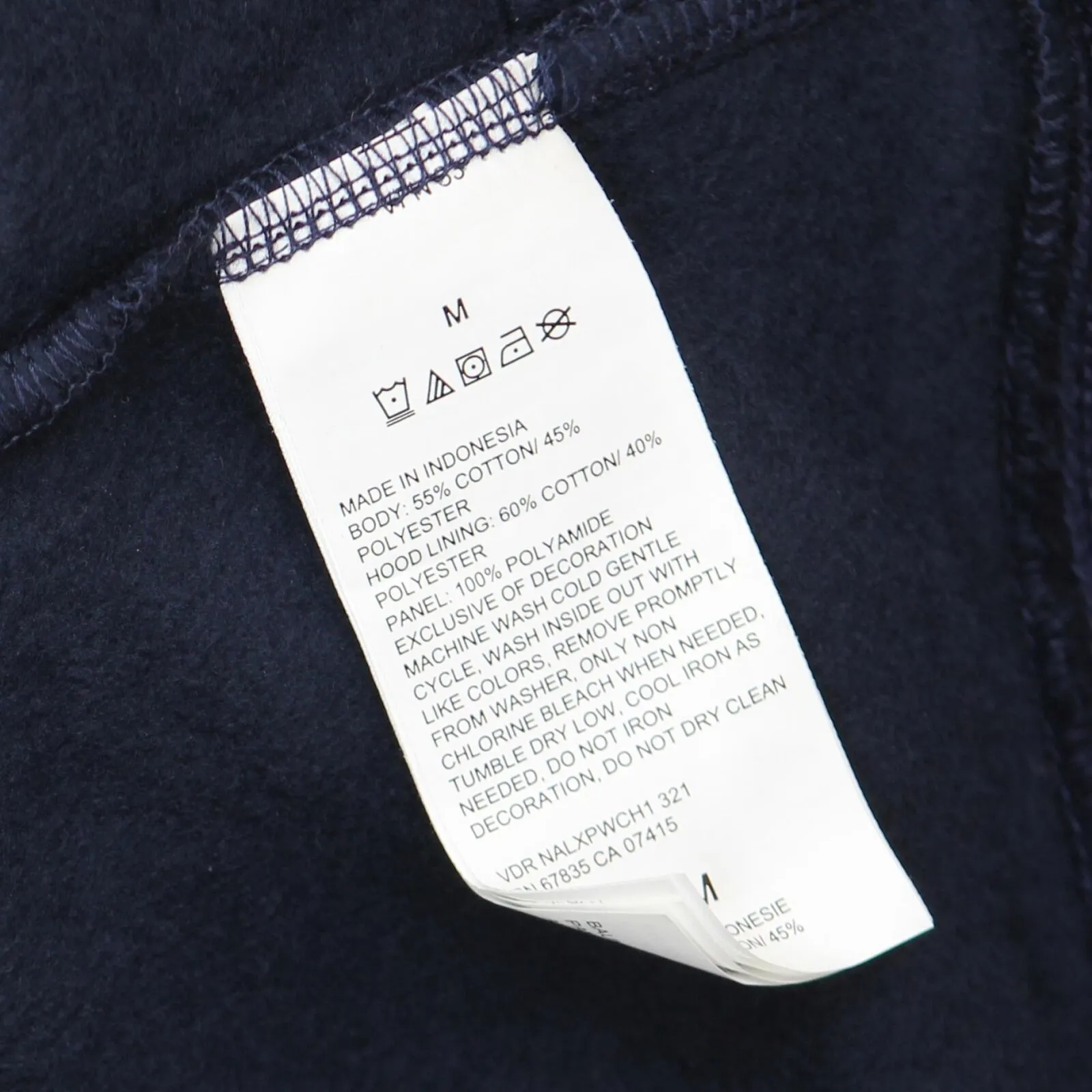 Nautica Men's Mixed-Media 1/4-Zip Hooded Hoodie