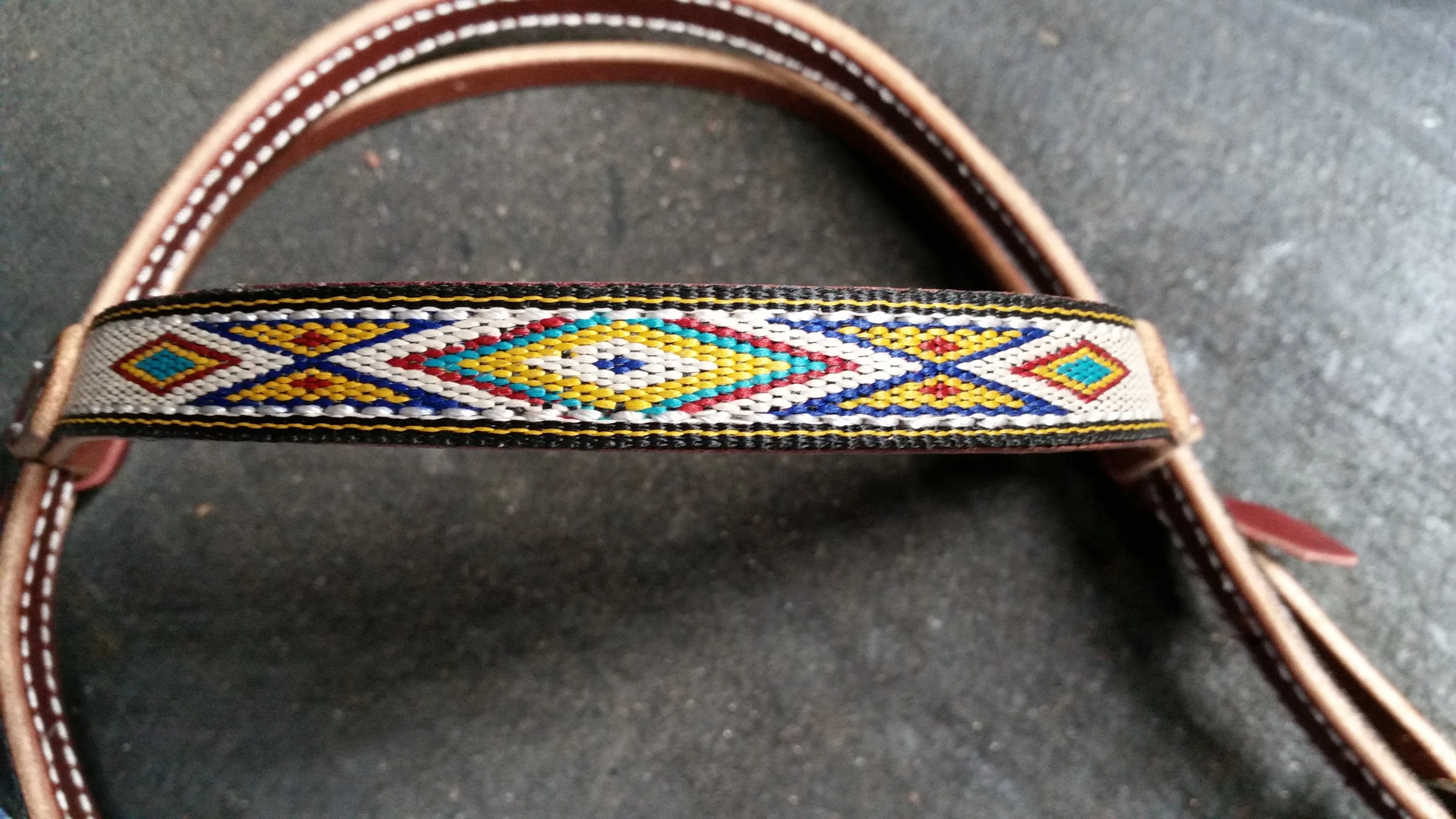 Navajo Style Browband Headstall