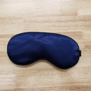 Navy Lux Silk Sleep Mask