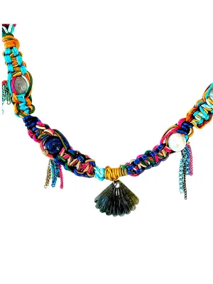 Neon Mermaid Dream Glow Shell Rockstar Choker