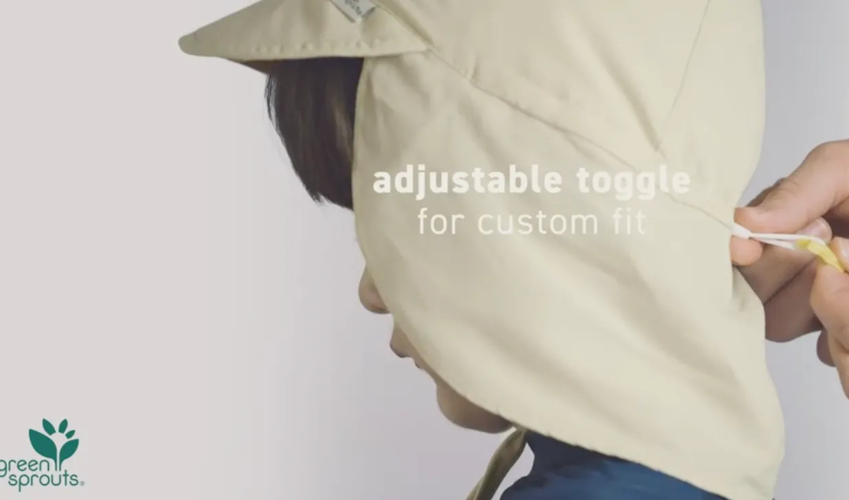 New Flap sun Protection hat (sand)
