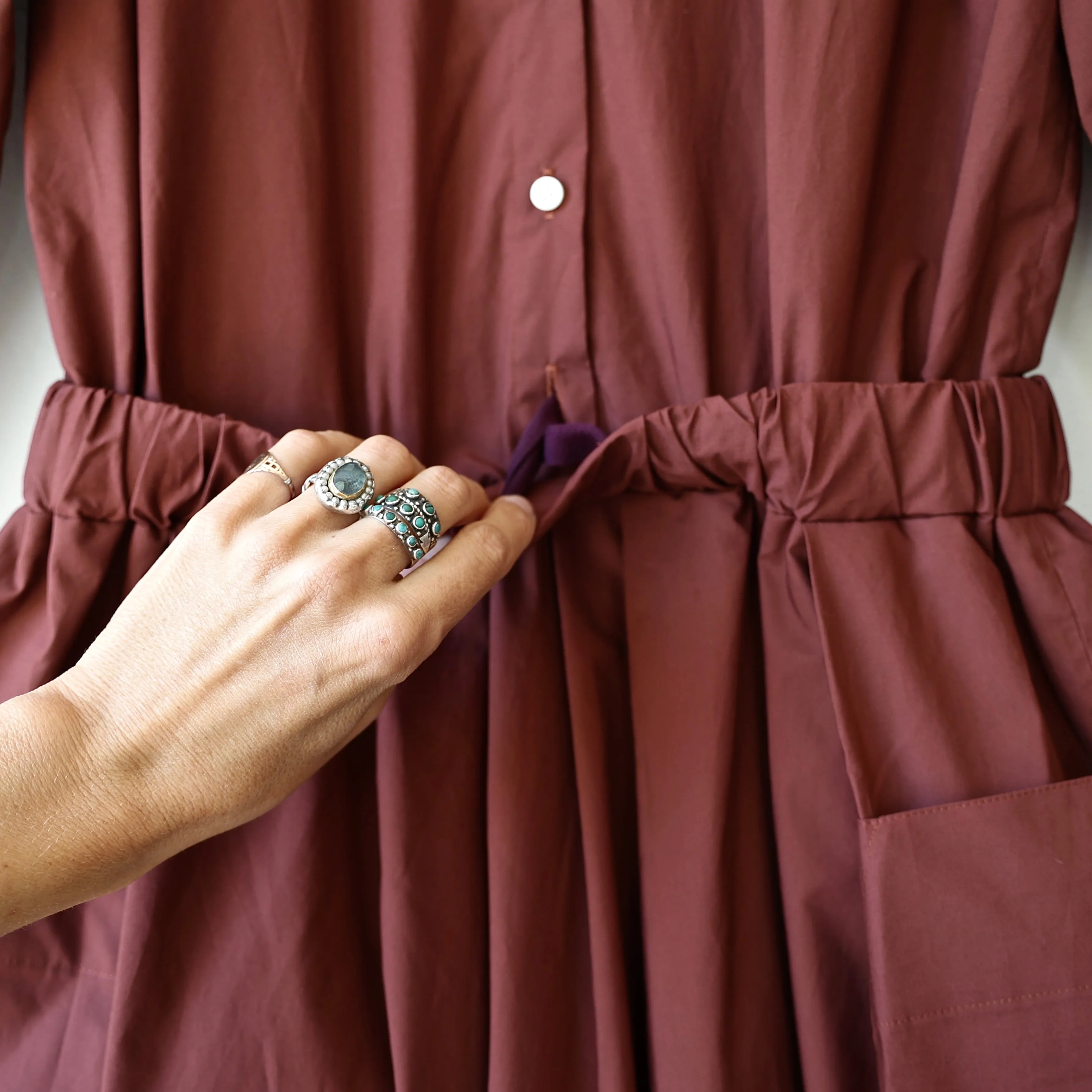 Nicholson & Nicholson Shirt Dress - Chestnut