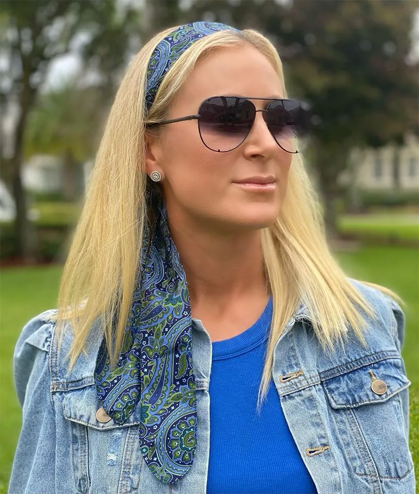 Night Out Tourmaline - Hair Scarf