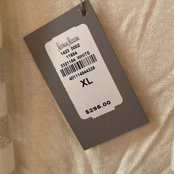 NWT Neiman Marcus Cashmere Collection Open Cardigan, 55% Silk, 20% Cashmere wool