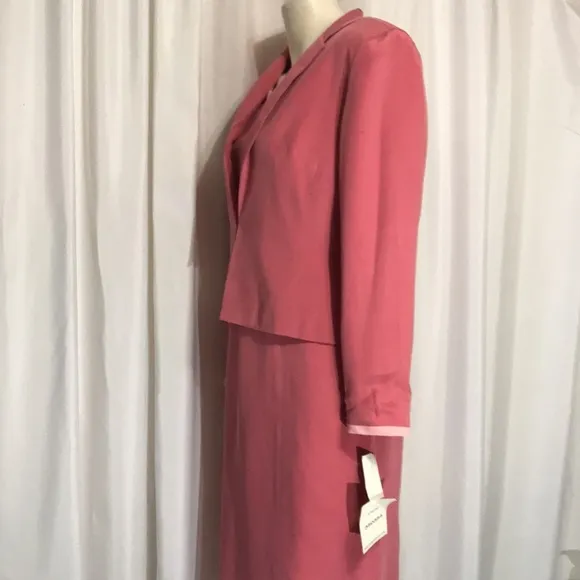 NWT SHOMI 2Pc Silk Dress Suit Sz 6