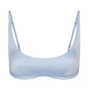 NWT SKIMS Bridal Skimpy Scoop Bralette In Glacier Blue Sexy Lingerie Bra Top