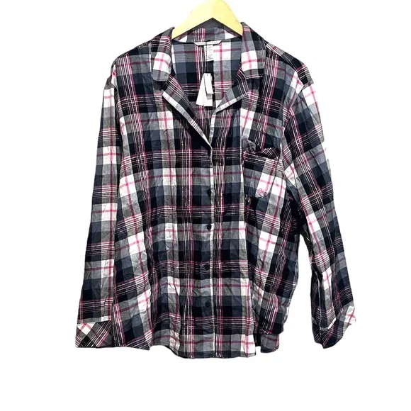 NWT Victoria’s Secret plaid 2-piece pajama set