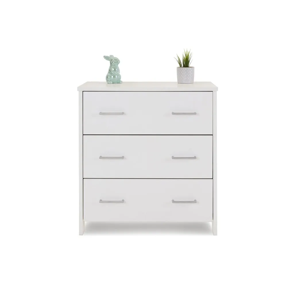 OBABY Nika 2 Piece Room Set & Underdrawer - White Wash