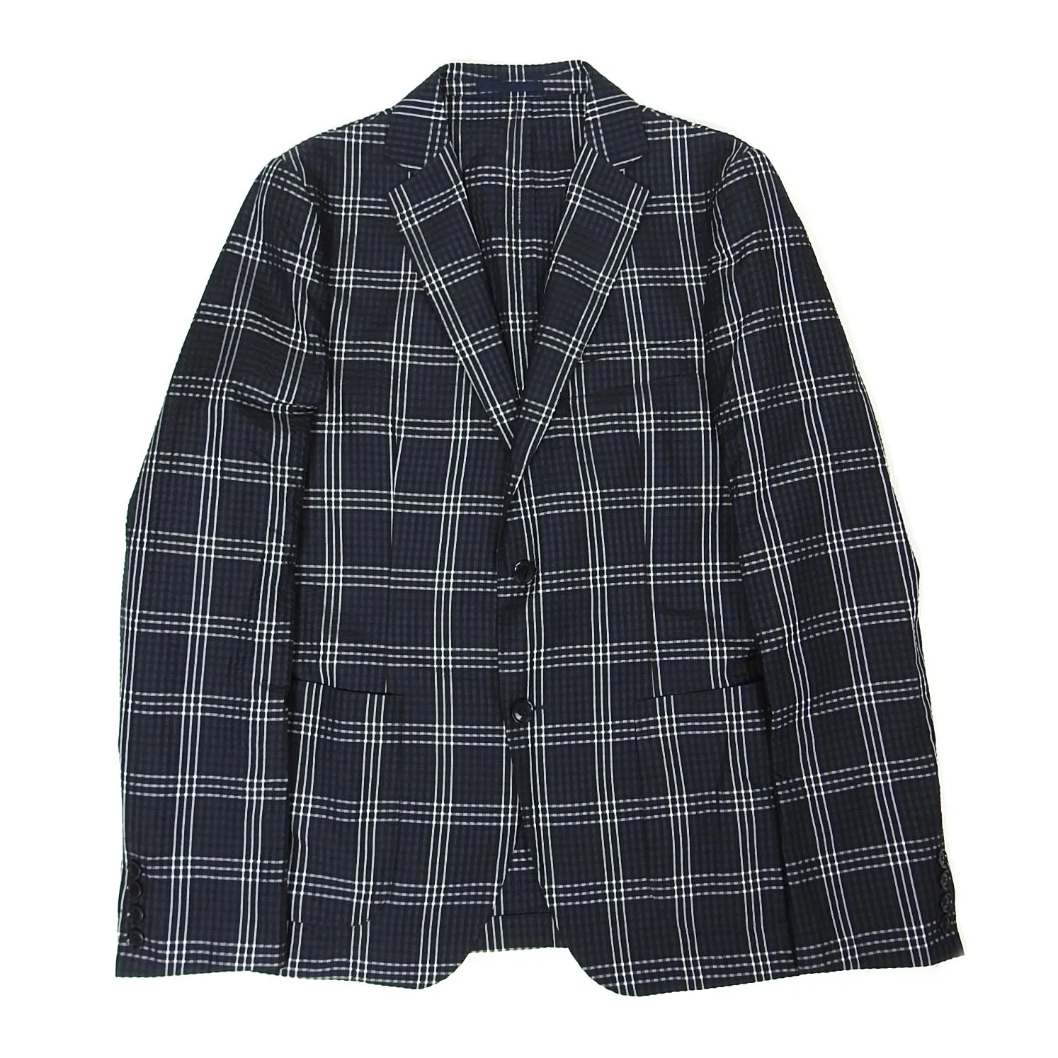 Officine Generale Seersucker Blazer Size 48