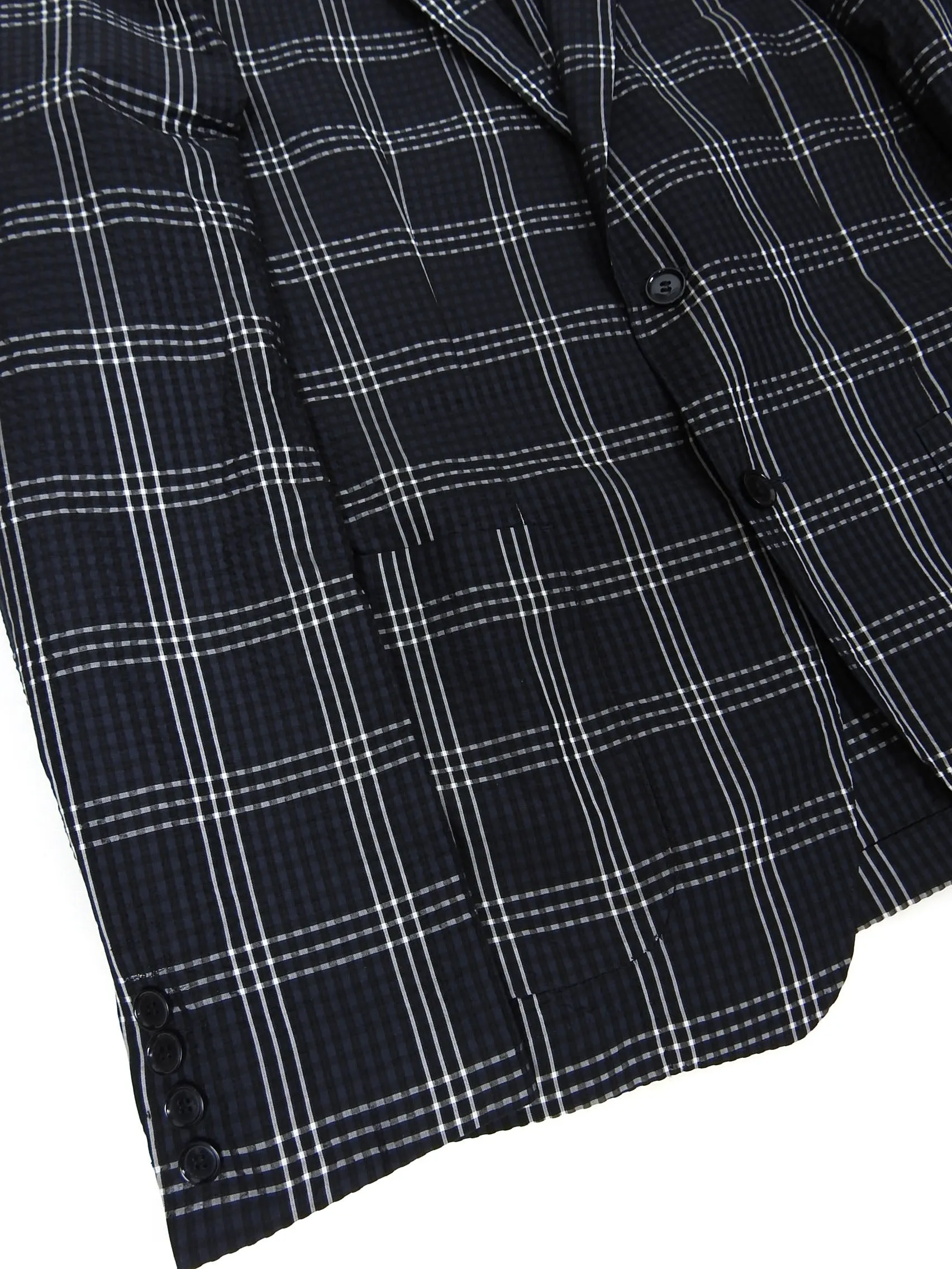 Officine Generale Seersucker Blazer Size 48