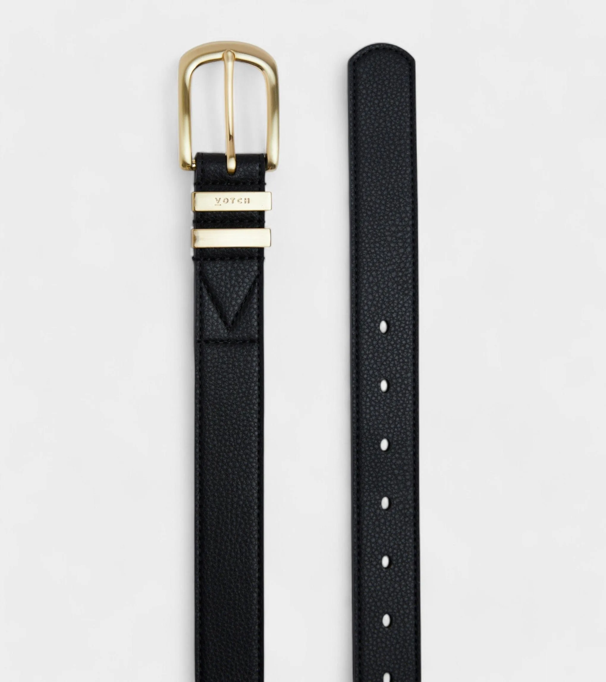 Olive Unisex Vegan Bio-Based Bamboo Classic Belt | Black