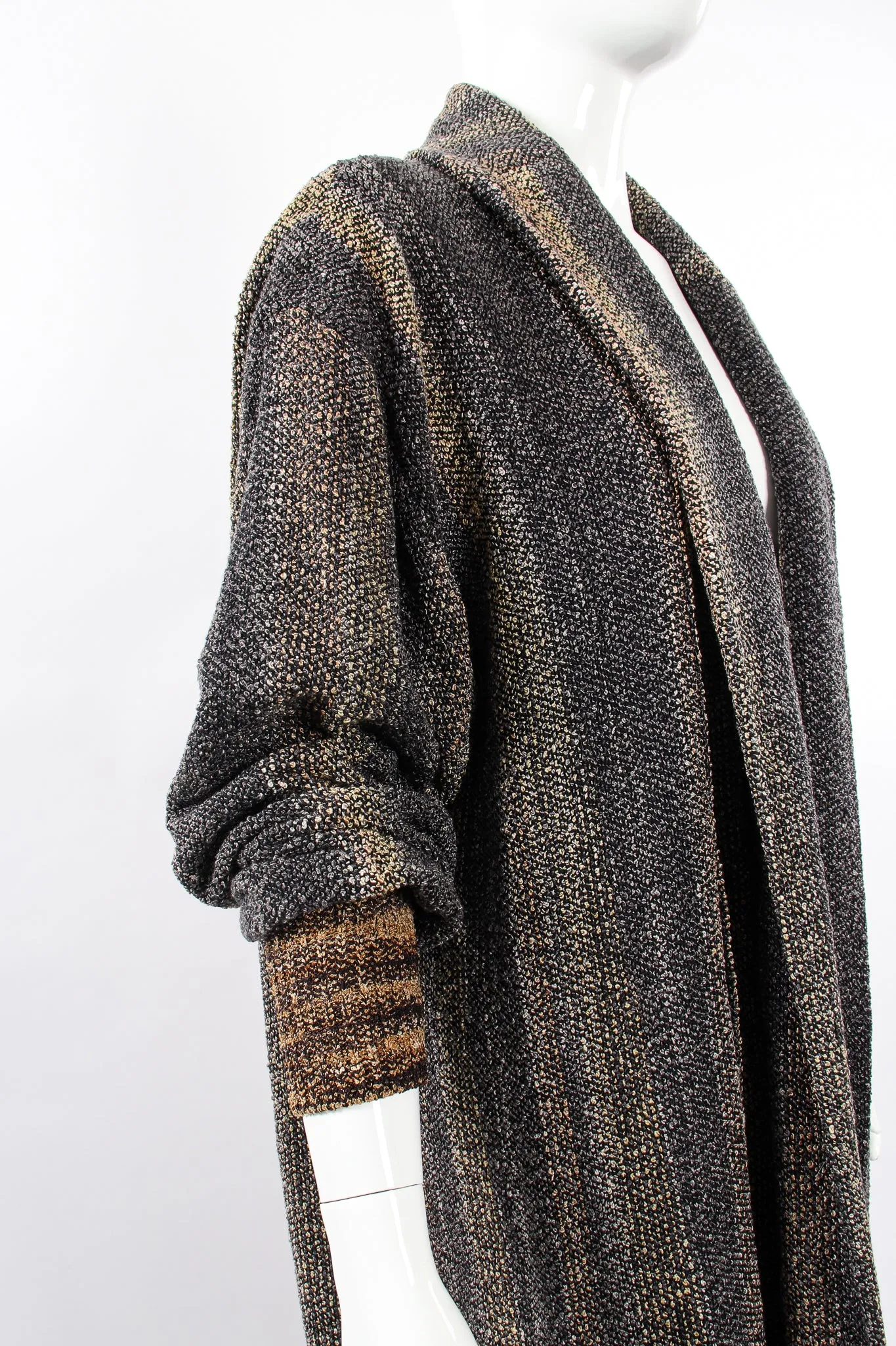 Ombré Stripe Silk Chenille Duster