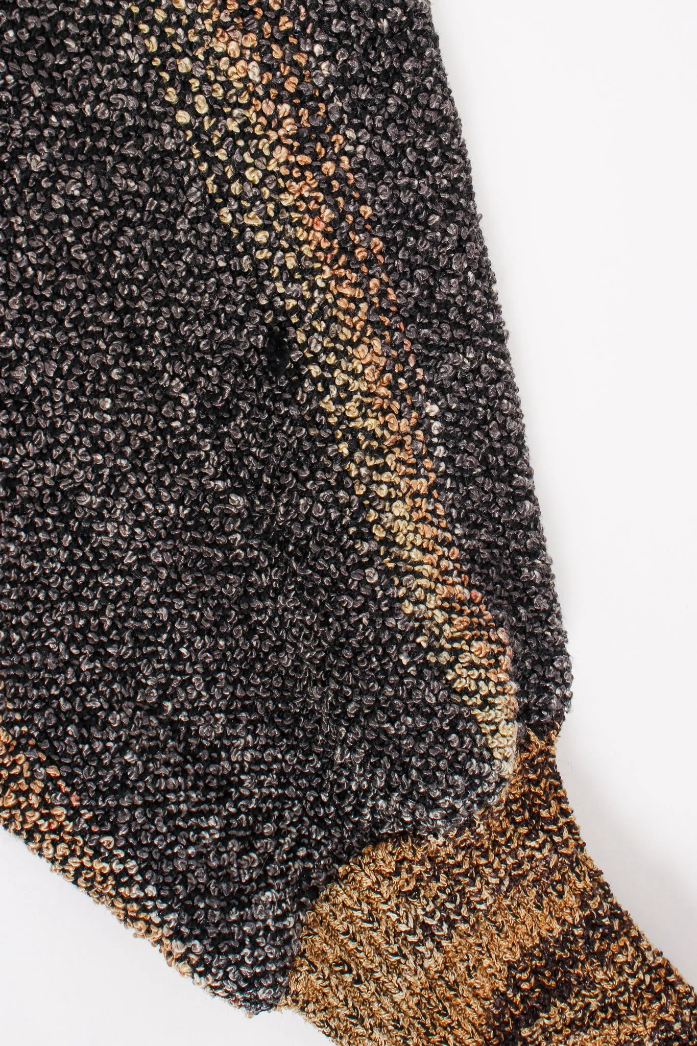 Ombré Stripe Silk Chenille Duster