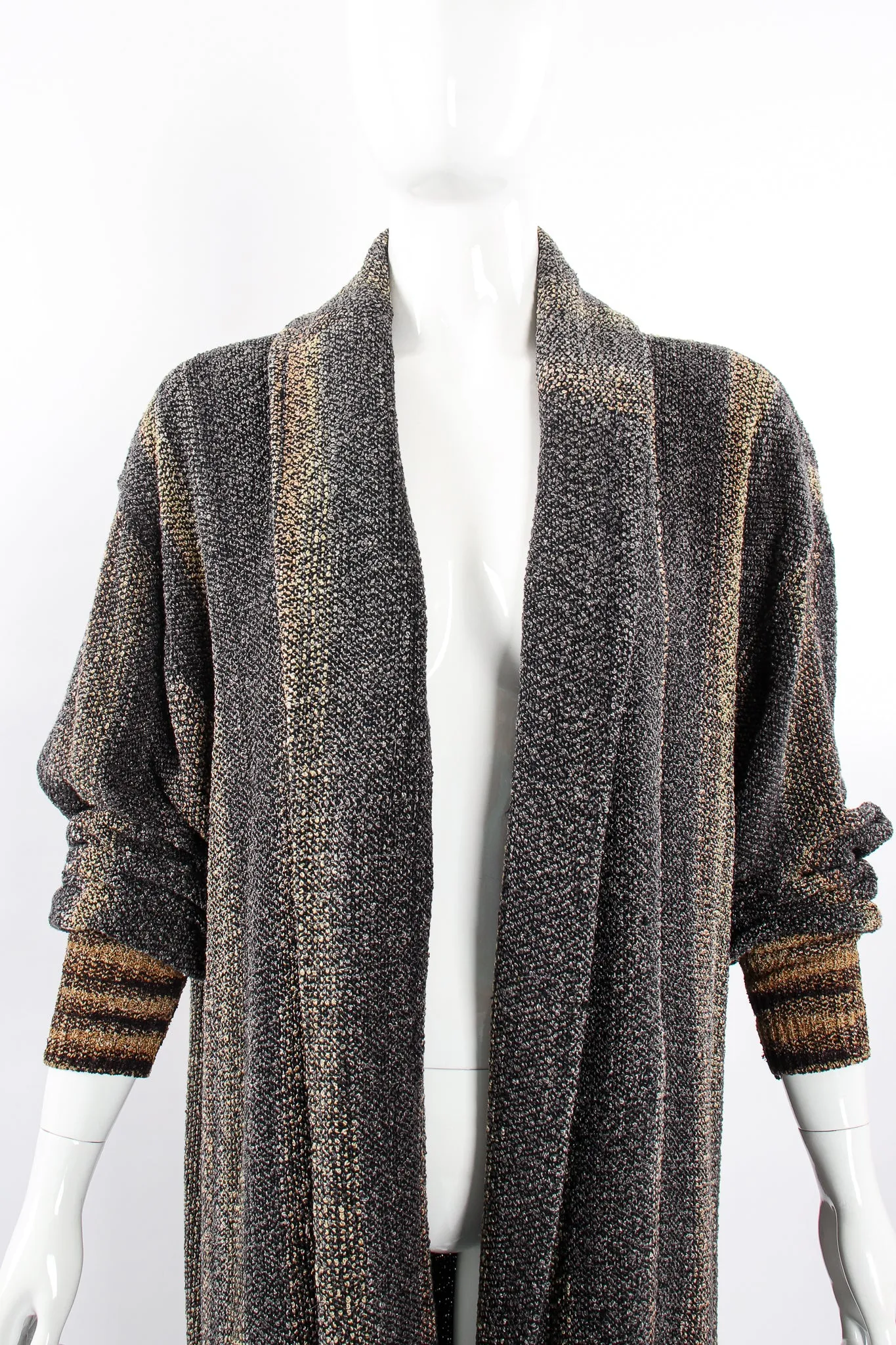 Ombré Stripe Silk Chenille Duster