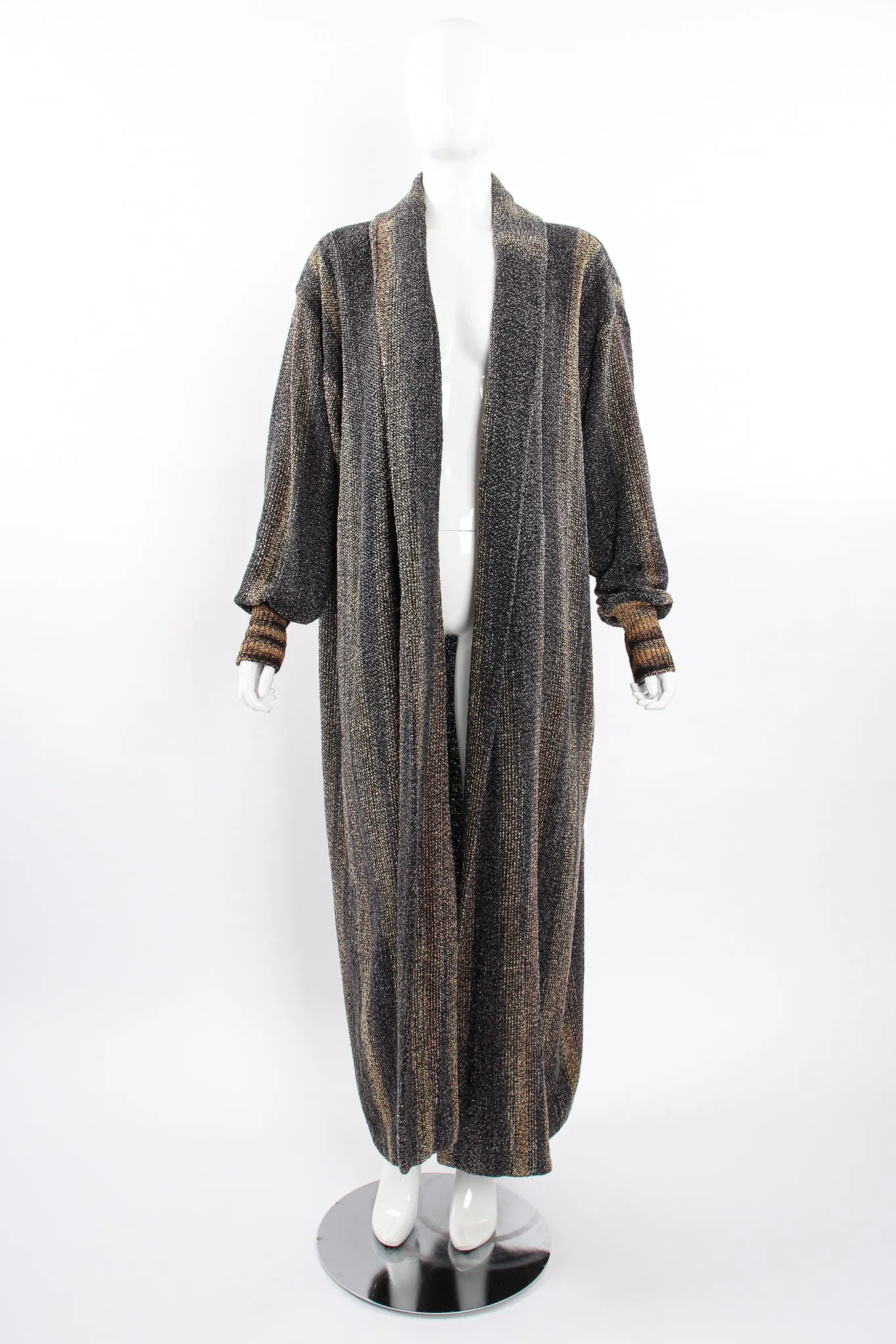 Ombré Stripe Silk Chenille Duster