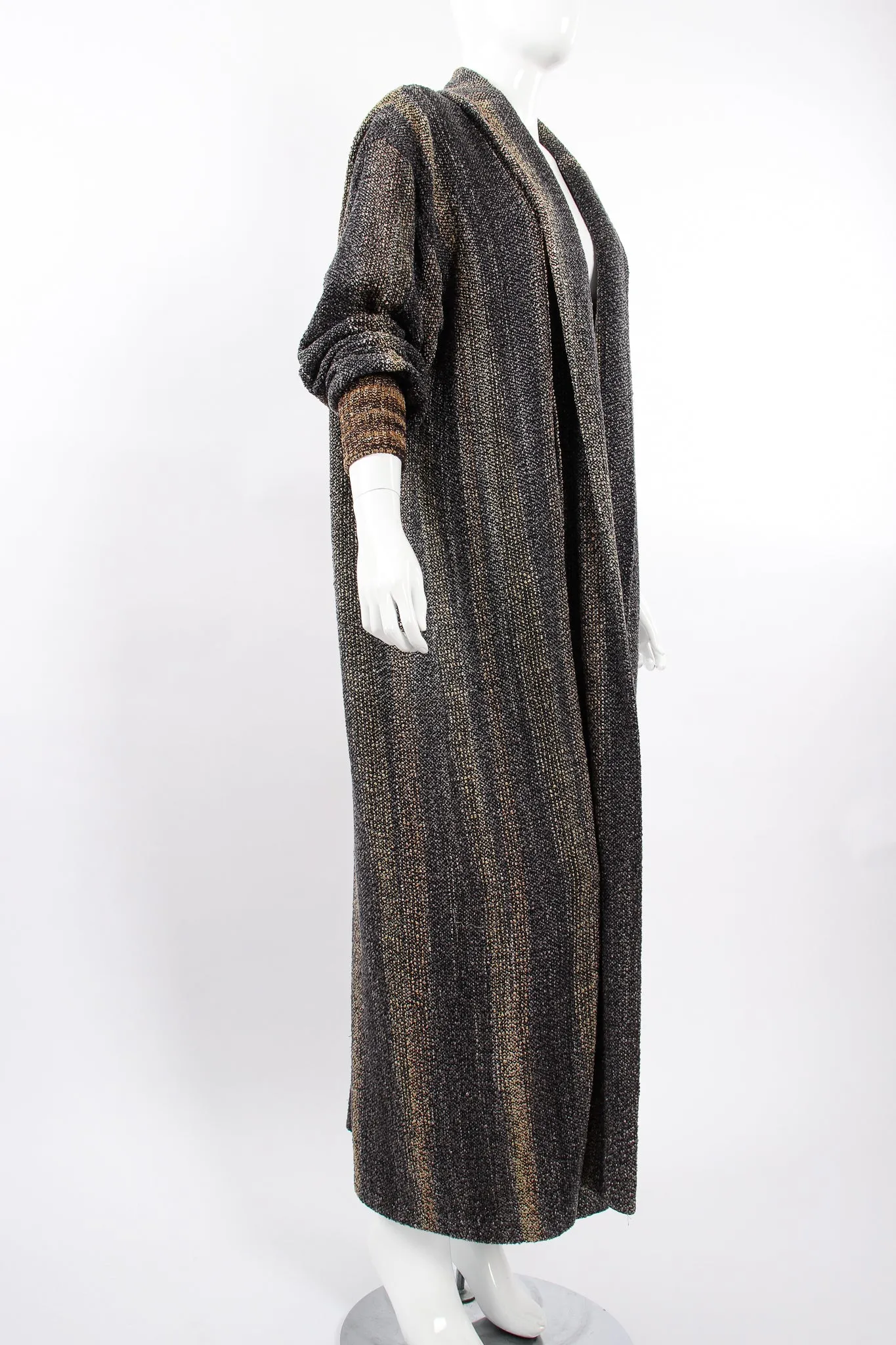 Ombré Stripe Silk Chenille Duster