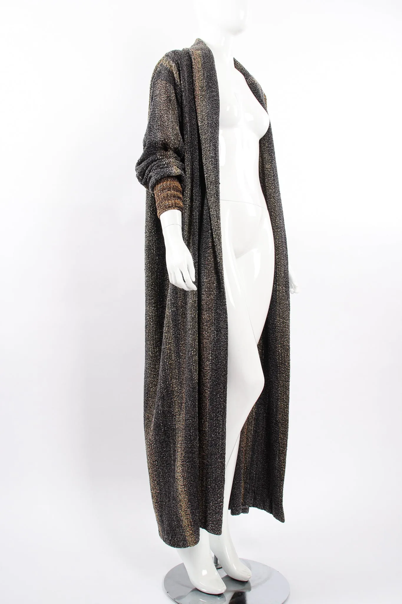 Ombré Stripe Silk Chenille Duster