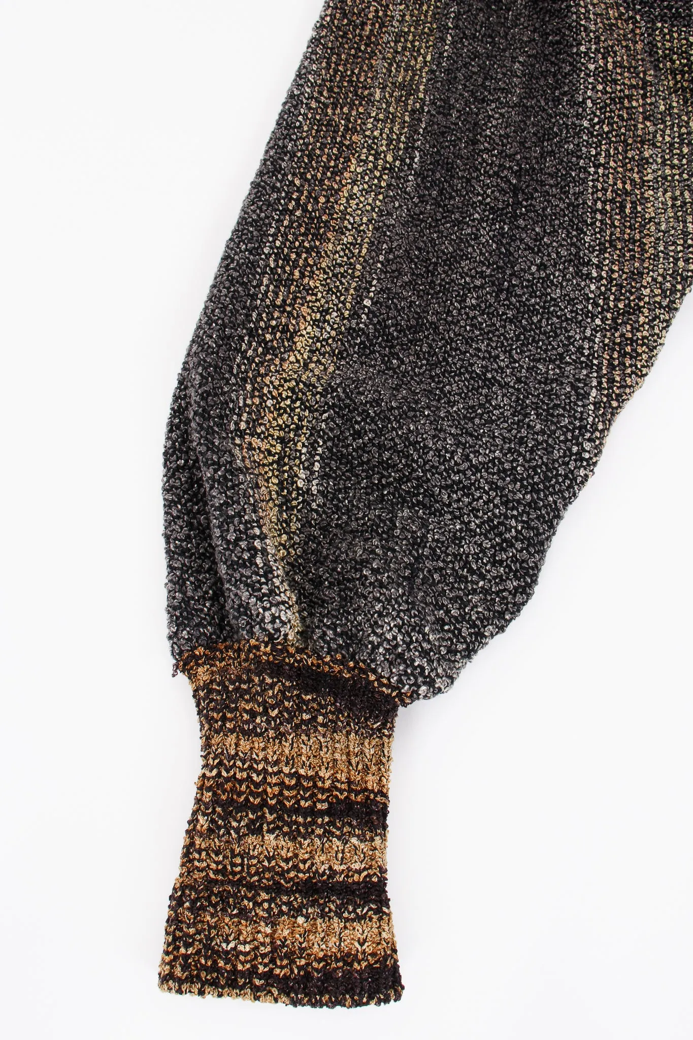 Ombré Stripe Silk Chenille Duster