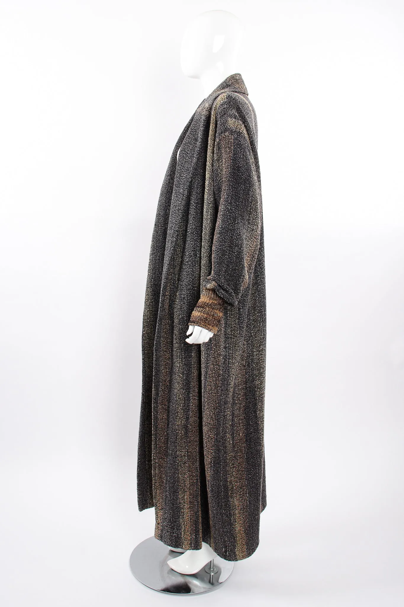 Ombré Stripe Silk Chenille Duster