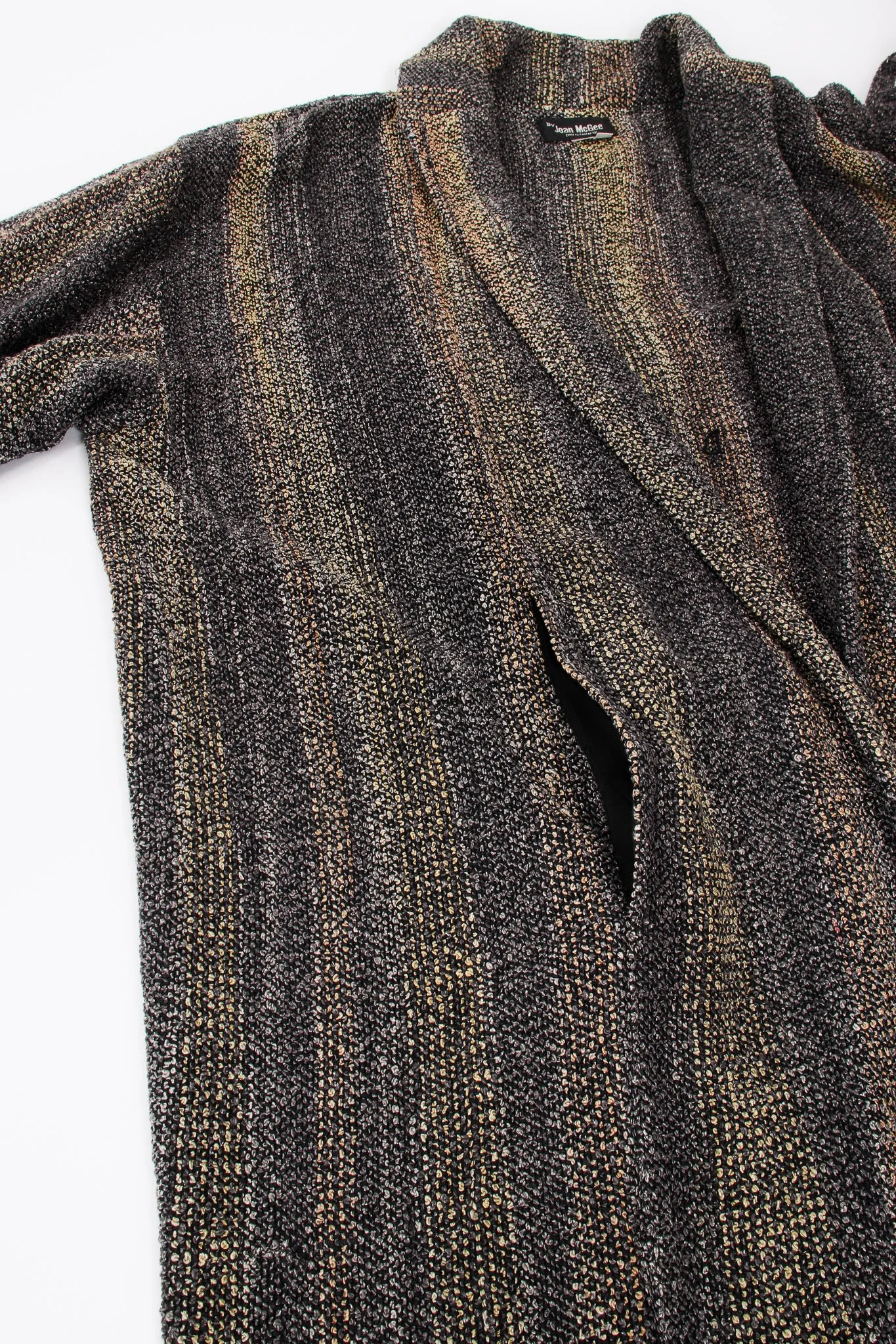 Ombré Stripe Silk Chenille Duster