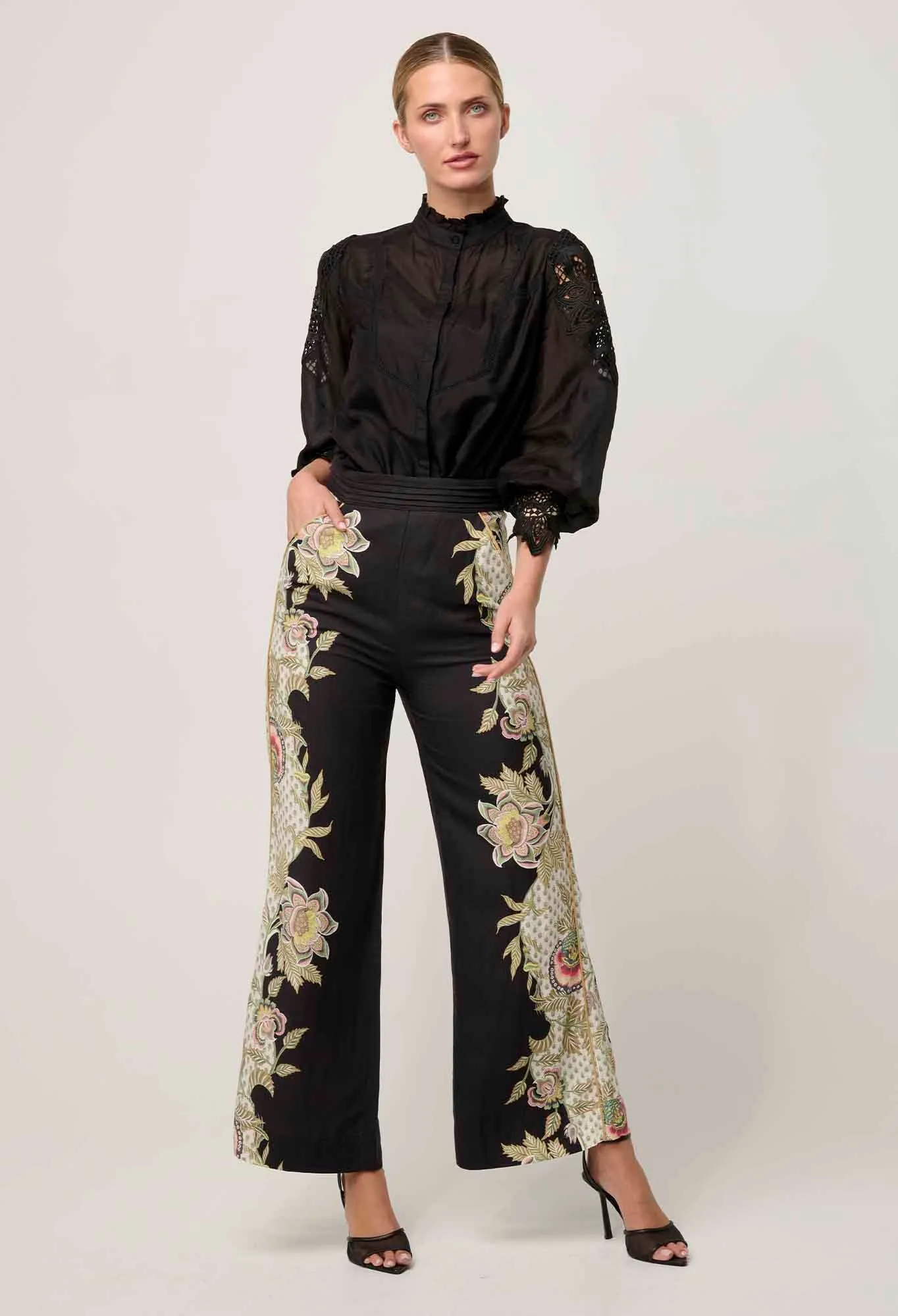 Once Was - Sevilla Cotton Silk Shirt - Onyx