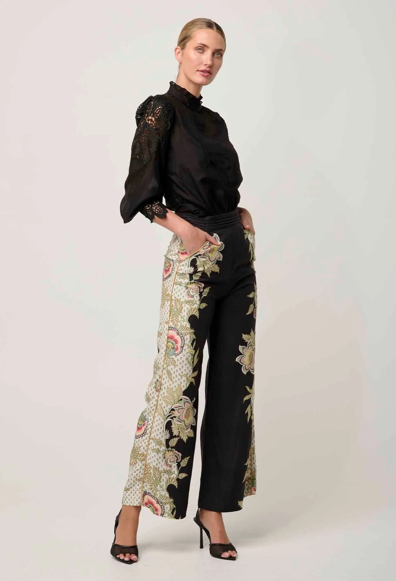 Once Was - Sevilla Cotton Silk Shirt - Onyx