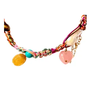 ORANGA IN LOVE SCARAB ROCKER CHOKER