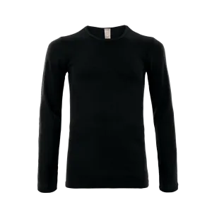 Organic Wool & Silk Long Sleeve T-shirt: Mens