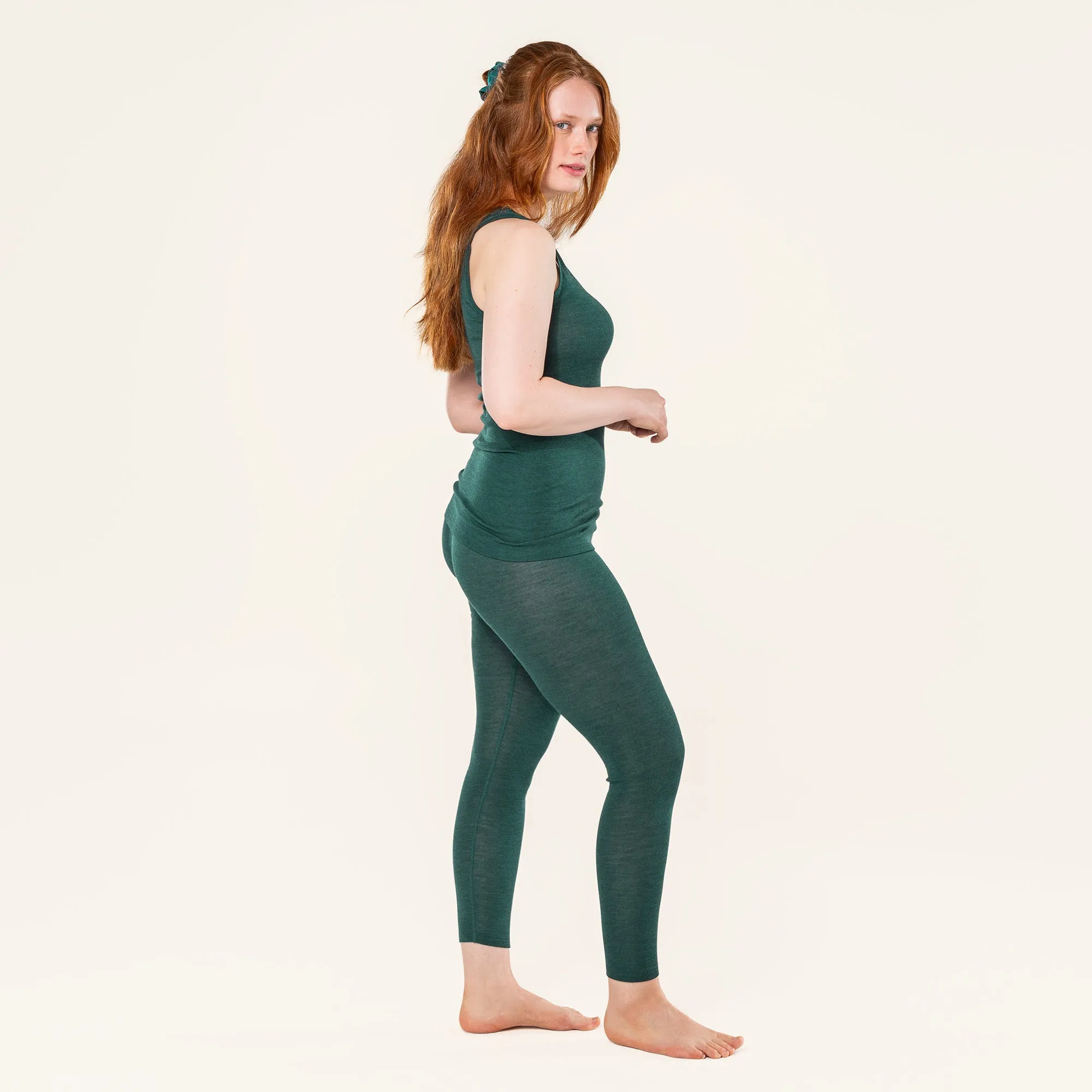 Organic Wool & Silk Vest: Womens