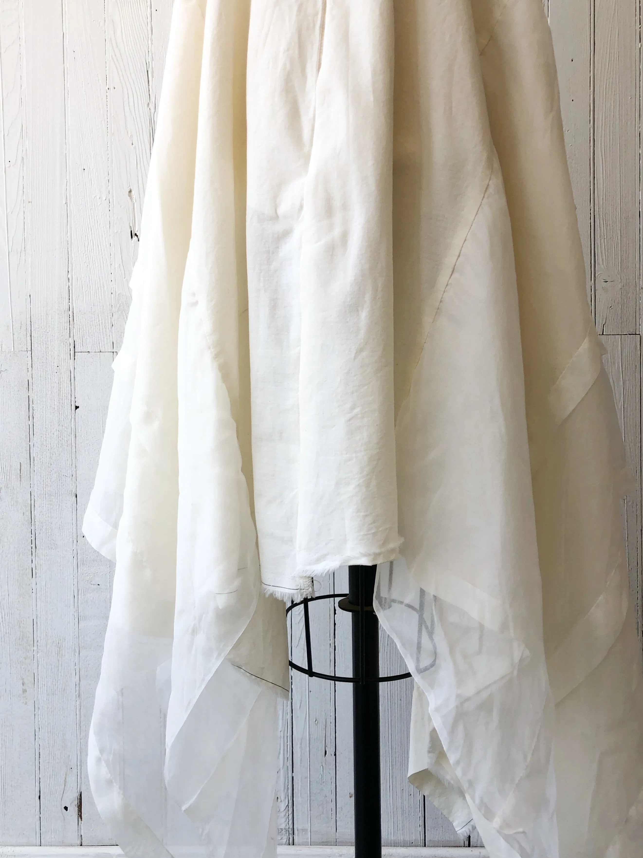 organza and jersey tank dress