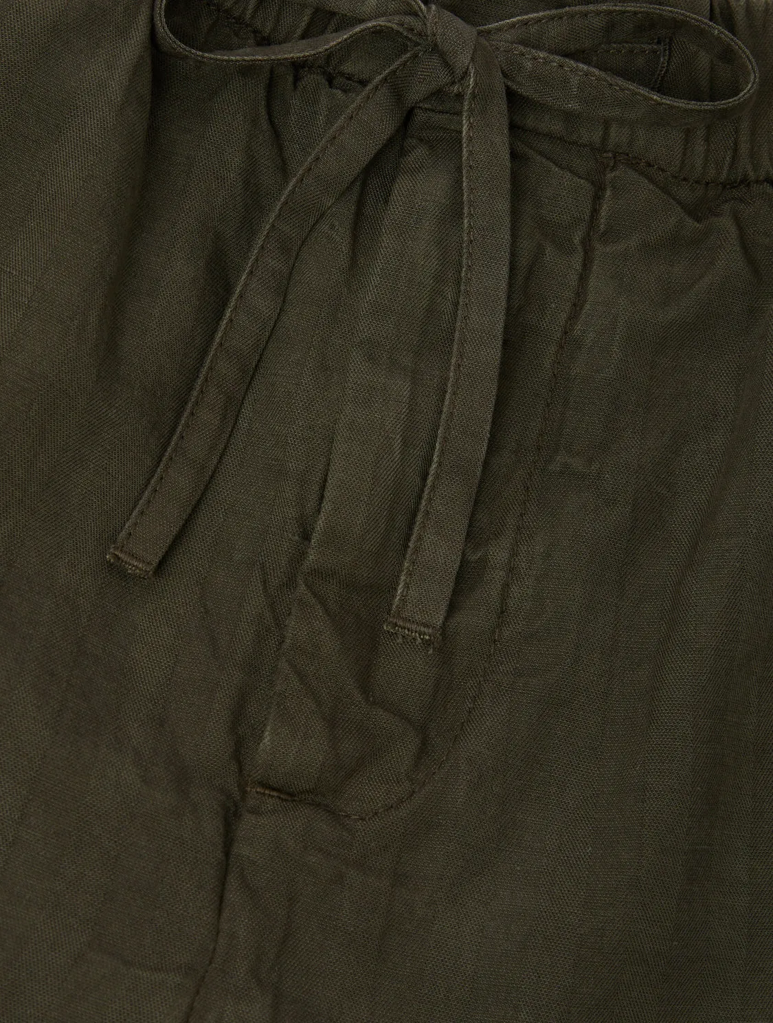 OSCAR HERRINGBONE LINEN TROUSERS