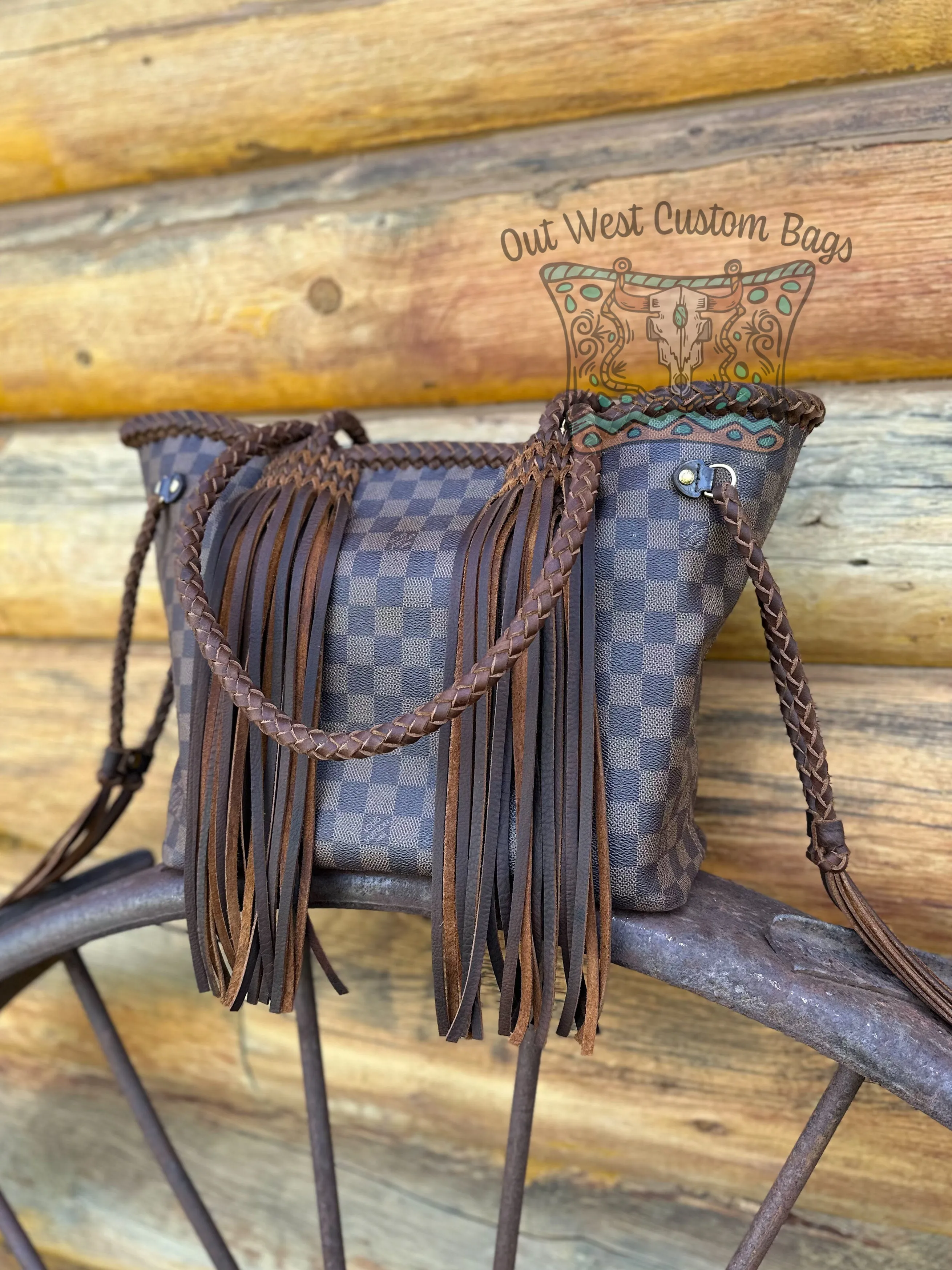 Out West Neverfull MM Damier Ebene Revamp
