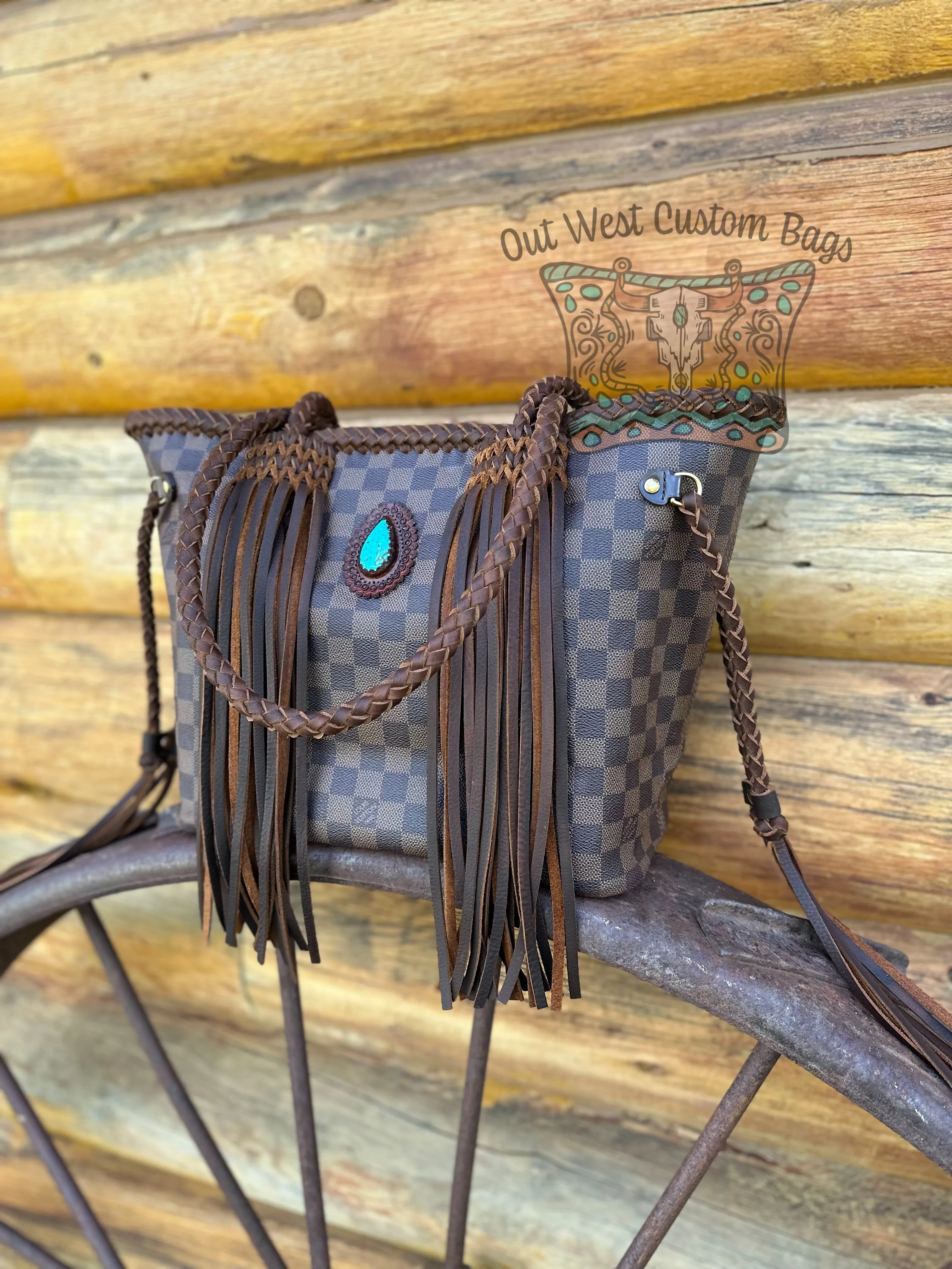 Out West Neverfull MM Damier Ebene Revamp