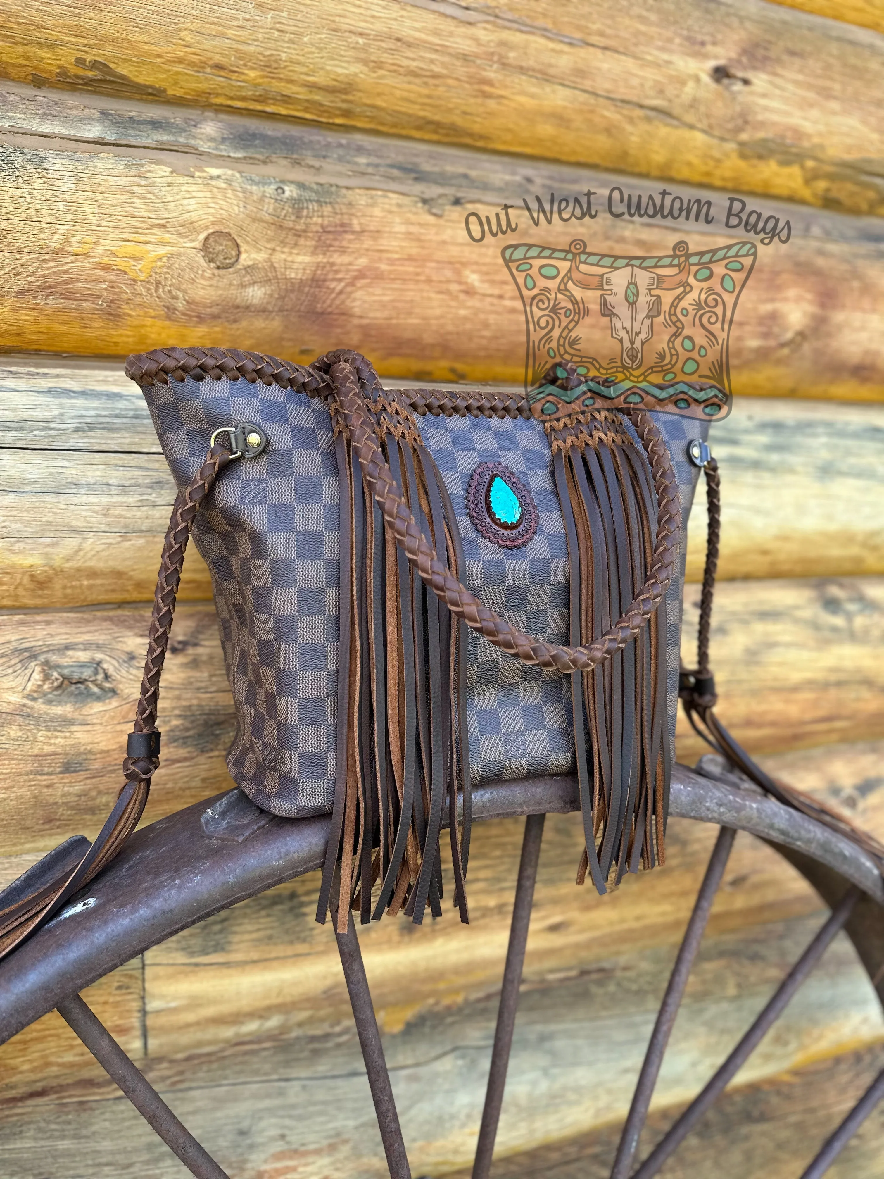 Out West Neverfull MM Damier Ebene Revamp
