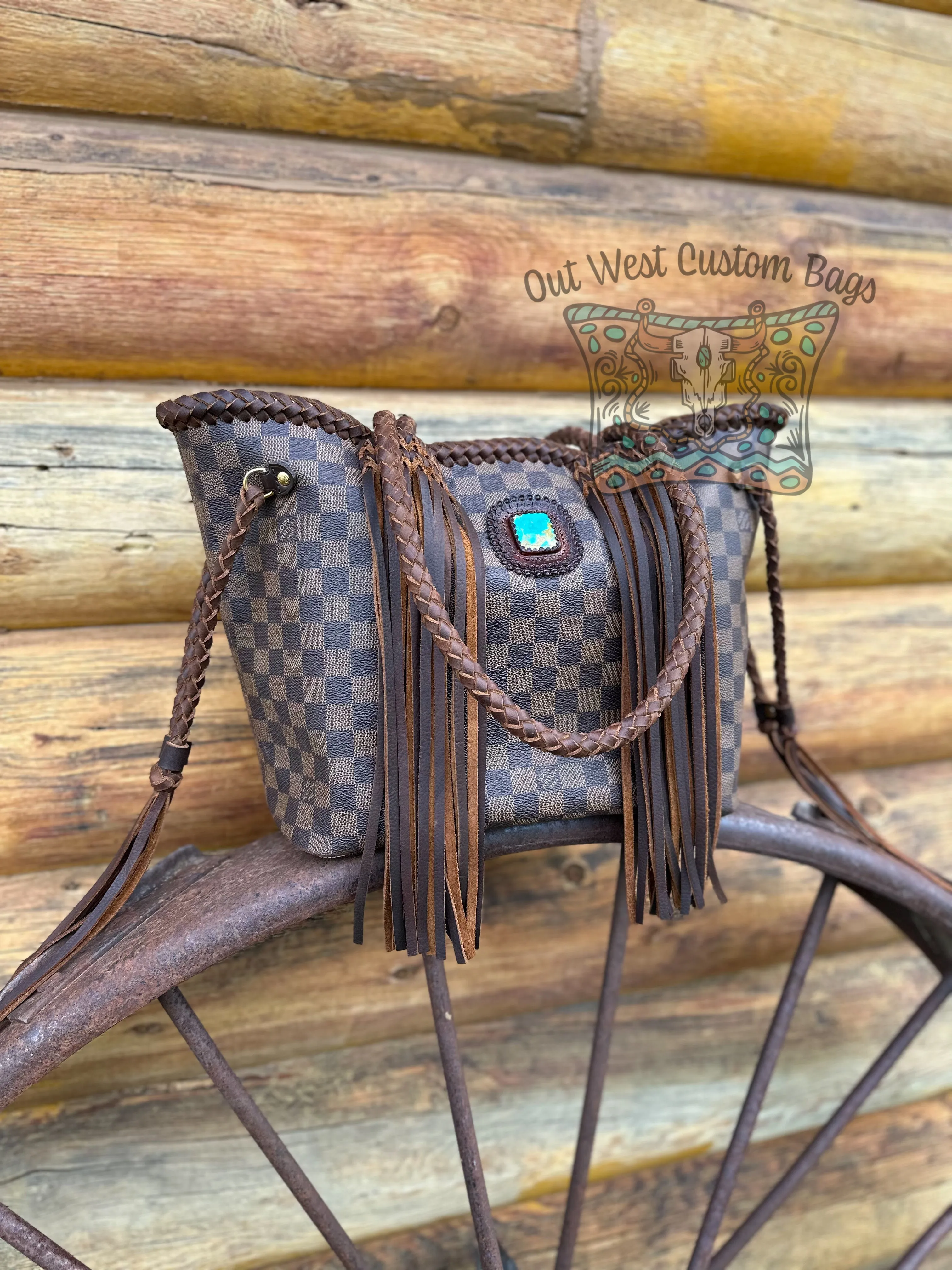 Out West Neverfull MM Damier Ebene Revamp