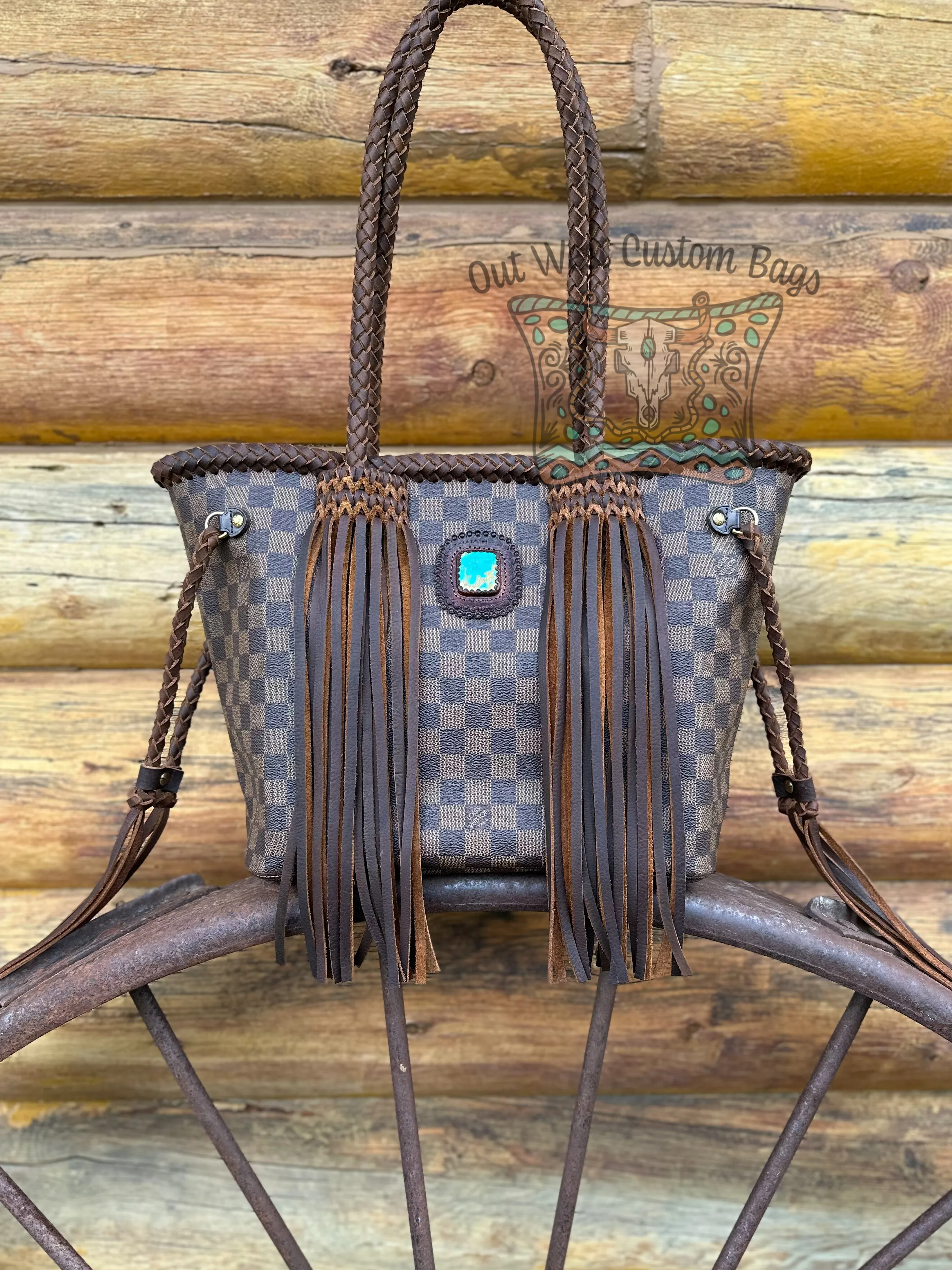 Out West Neverfull MM Damier Ebene Revamp