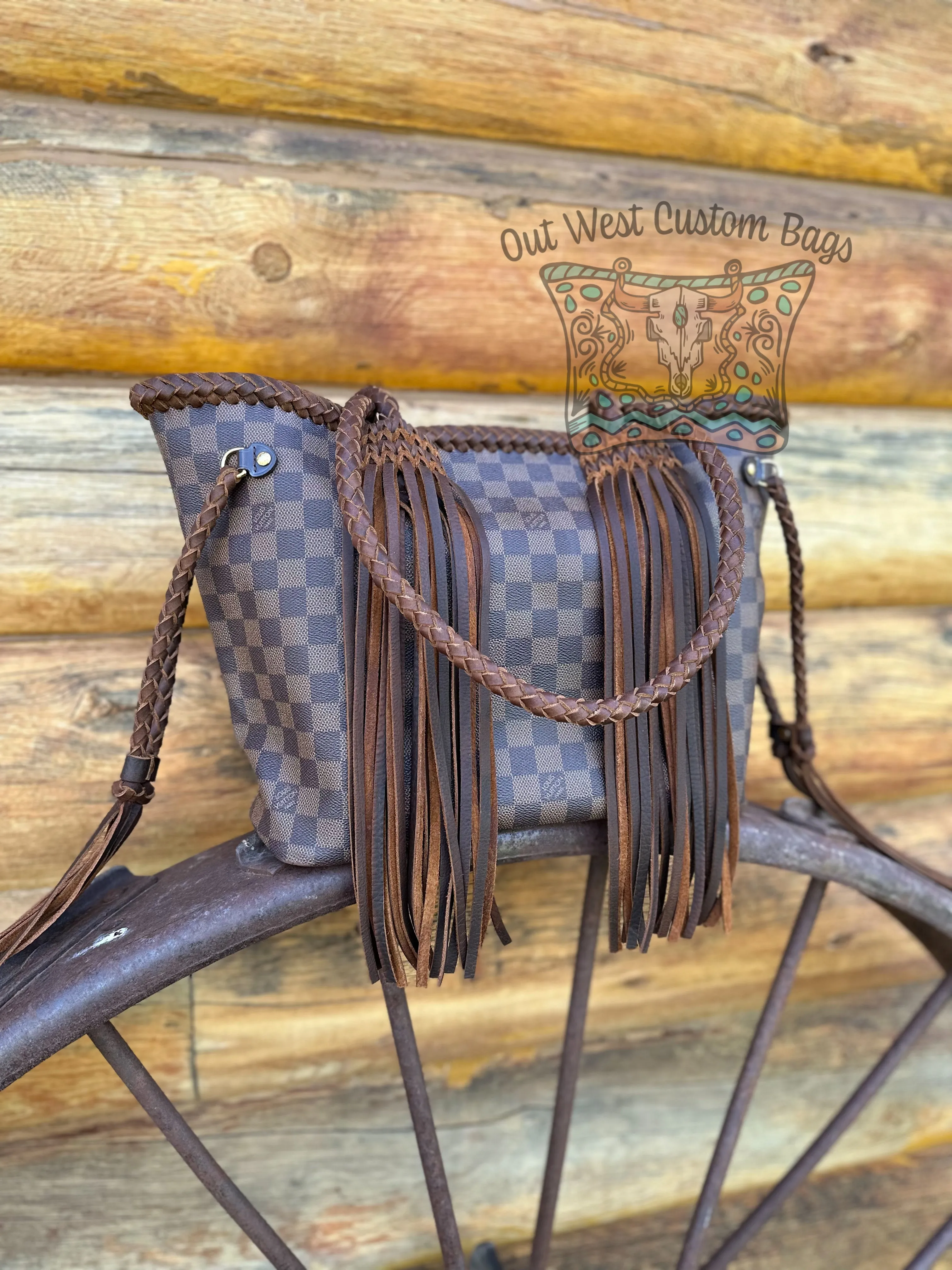 Out West Neverfull MM Damier Ebene Revamp