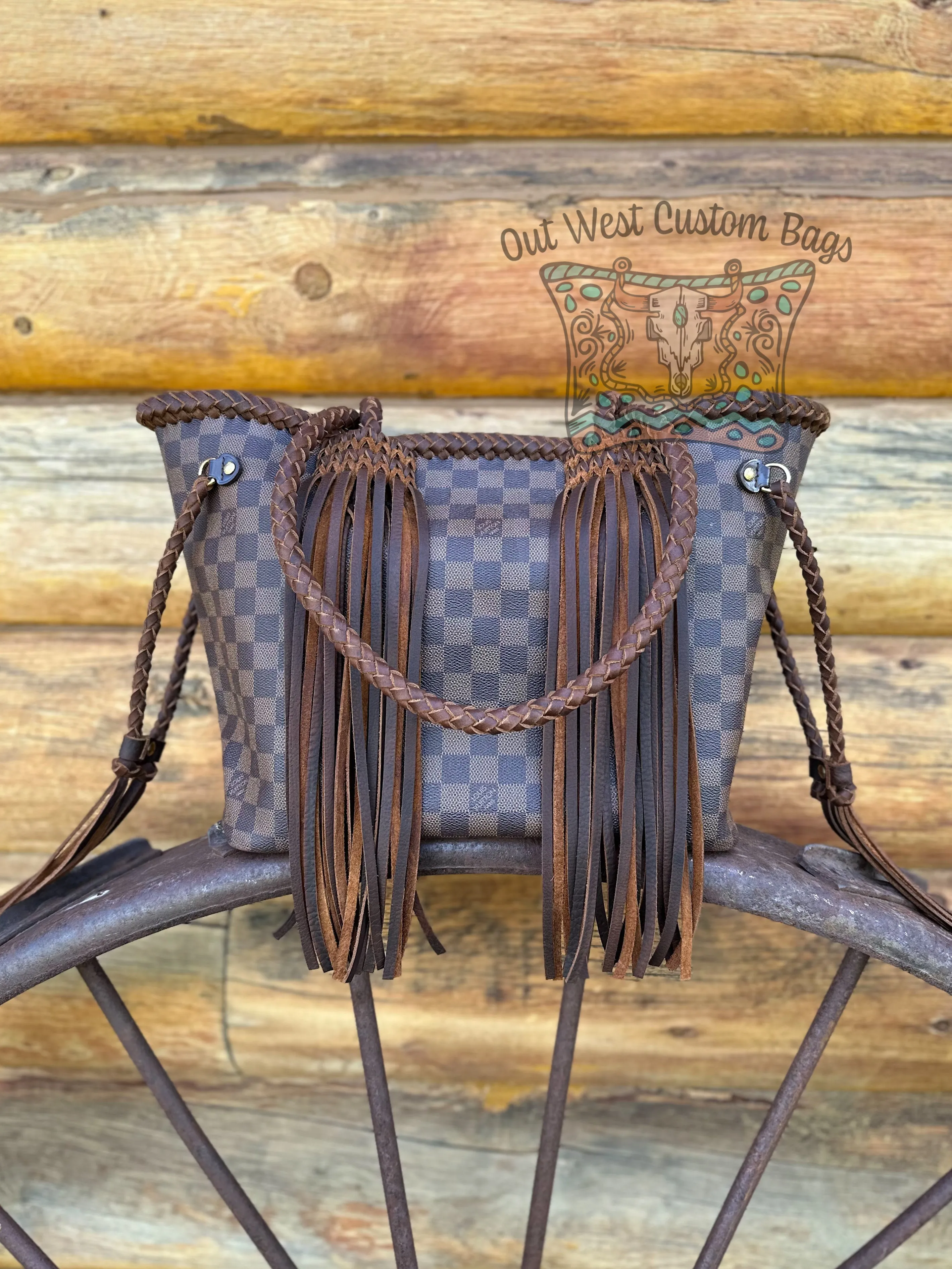 Out West Neverfull MM Damier Ebene Revamp