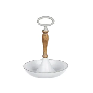 Oversize Enamel Round Tray