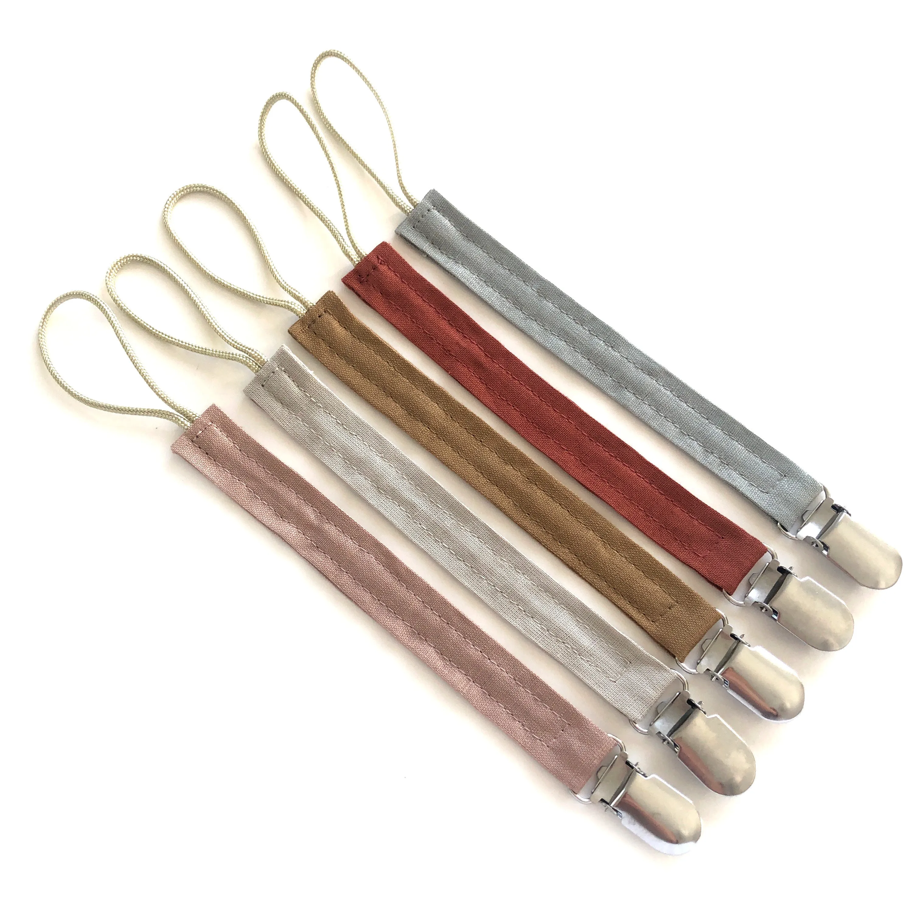 Pacifier Clip | Cotton Linen