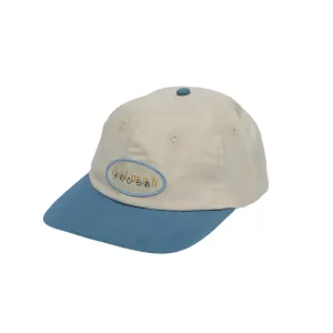 Palmah 'Japanese Palm' 6 Panel Cap (Cream / Azure)