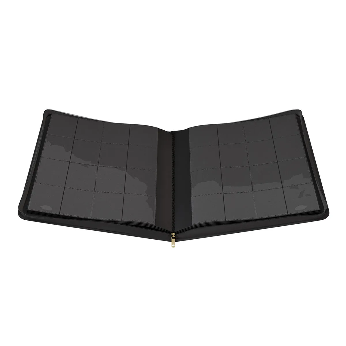 Palms Off 16 Pocket MEGA Capacity Zip Binder Limited Edition - Black/Gold