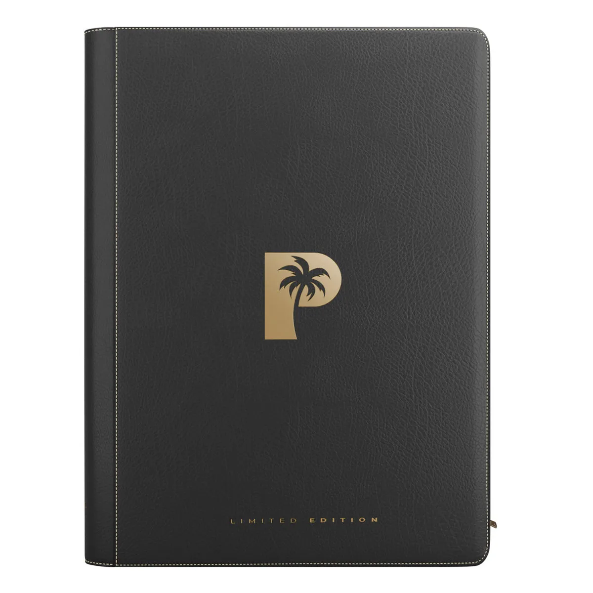 Palms Off 16 Pocket MEGA Capacity Zip Binder Limited Edition - Black/Gold