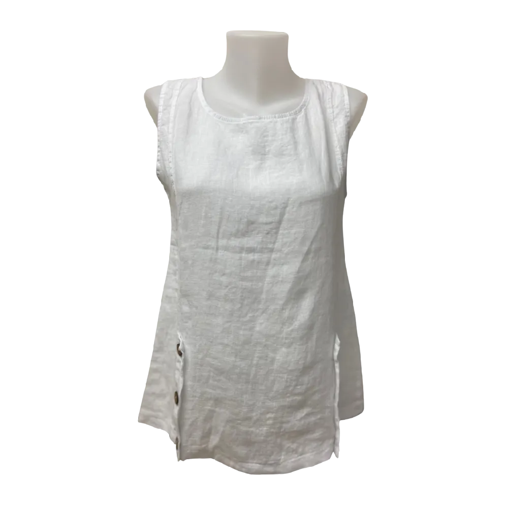 Papa Fashions Italy Top White